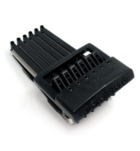EverTune F-model – Kobylka pre 6-strunovú gitaru, typ Strat Čierna